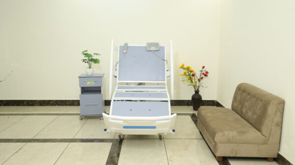 Evalia 4000 – Ultimate ICU Bed with Chair Position Advanced and Reliable Critical Care