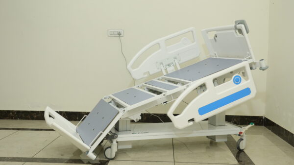 Evalia 4000 – Ultimate ICU Bed with Chair Position Advanced and Reliable Critical Care