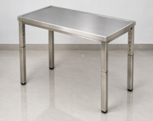 Height-adjustable table
