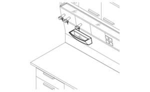 Sink Module Integrated in Service Spine