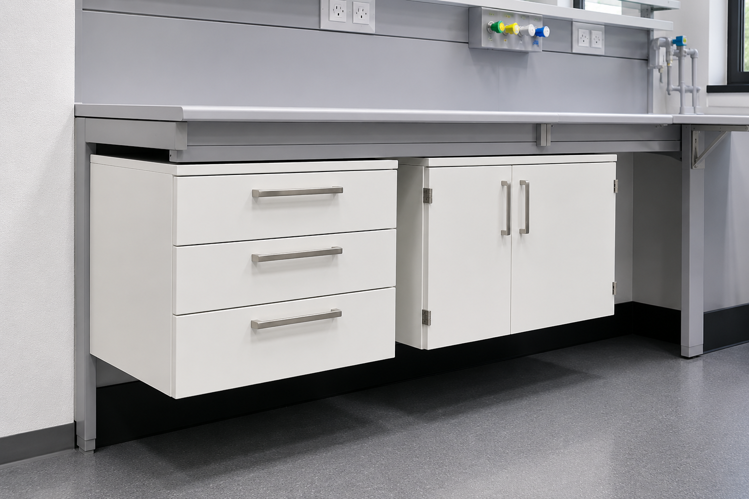 SUSPENDED BASE CABINETS